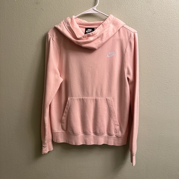 Nike Women’s Funnel Neck Sweatshirt Size Small Pink - Picture 8 of 9